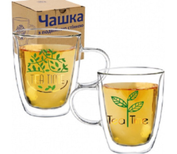 Чашка SNT 380мл Tea Tim 202-24 подв скло