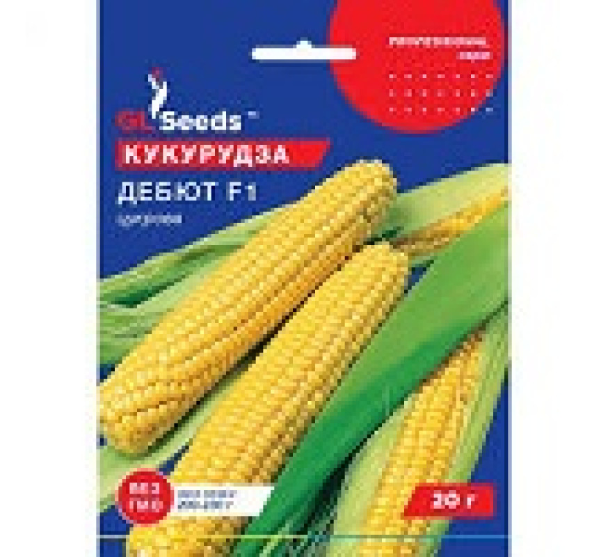 Кукурудза цукрова Дебют F1 GL Seeds 20г