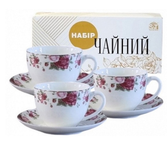 Сервіз чайний SNT 12 пр  Вінтаж 240 мл 1753-11