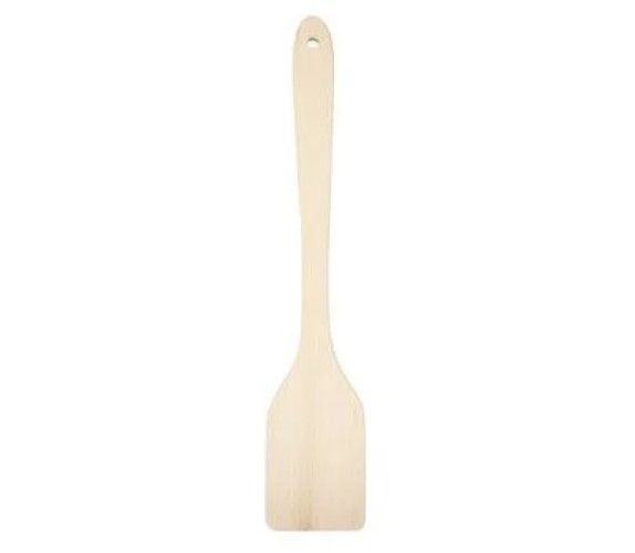 Лопатка дерево велика 40см белая