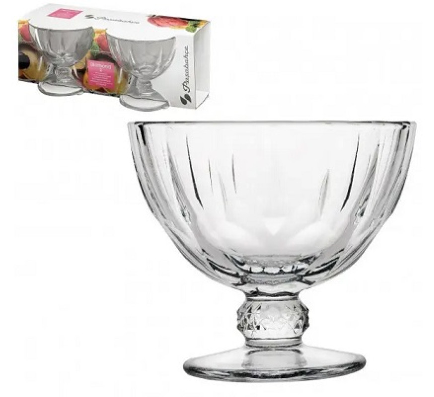 Креманка Pasabahce Diamond 51658 2шт н-р