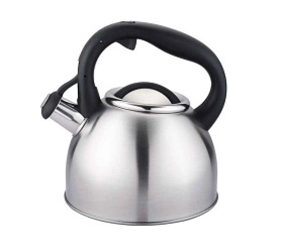 Чайник нерж Зауберг 2,5 л ZB-K2.5LB чорна ручка