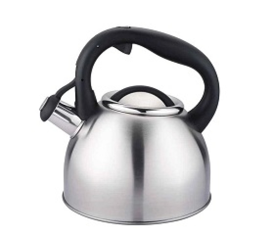 Чайник нерж Зауберг 2,5 л ZB-K2.5LB чорна ручка