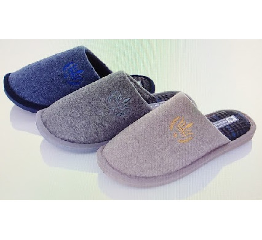 Капці Plaazzo2 Ч закр/вовна К1387 40-45р