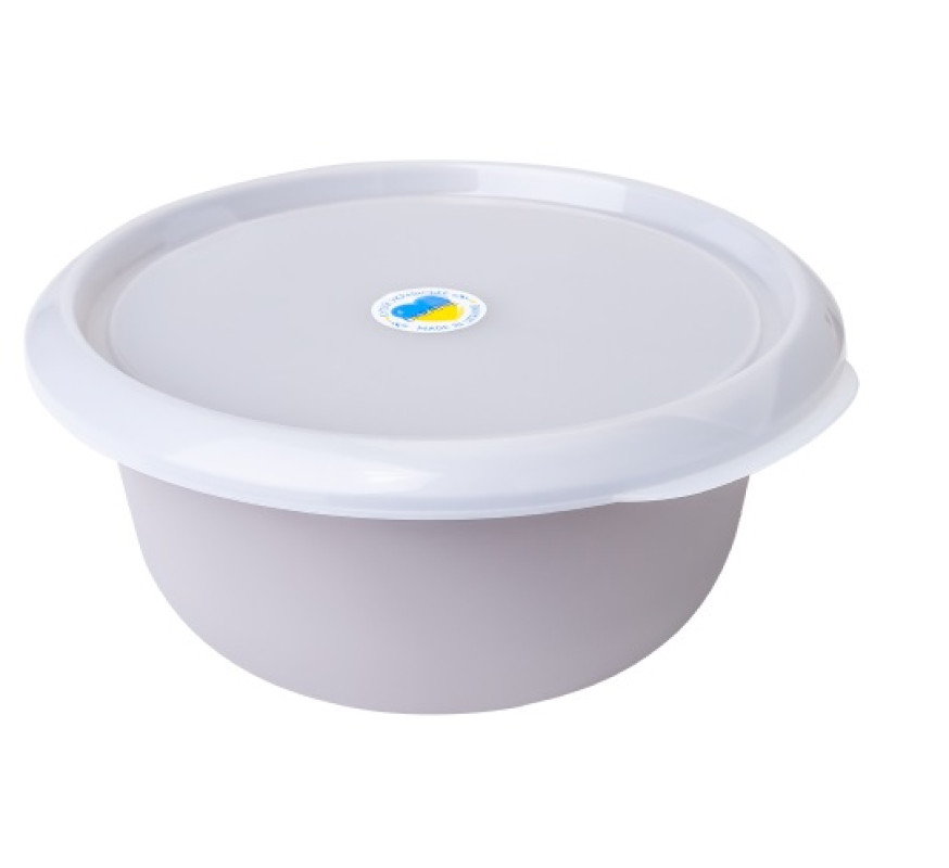 Миска Алеана кух з кришкою 2,75л какао