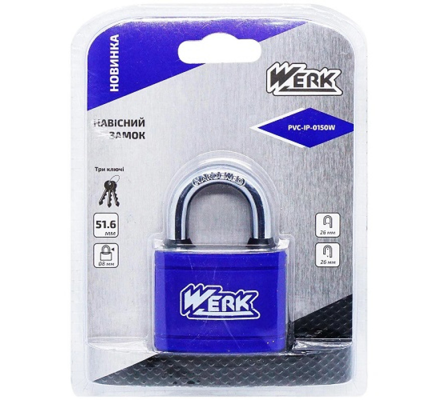 Замок WerK 40мм IP-0140W