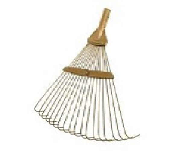 Граблі віялов Intertool FT-3006 18 прута золотист