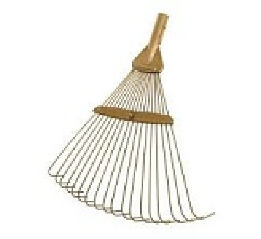 Грабли веерные Intertool FT-3006 золот