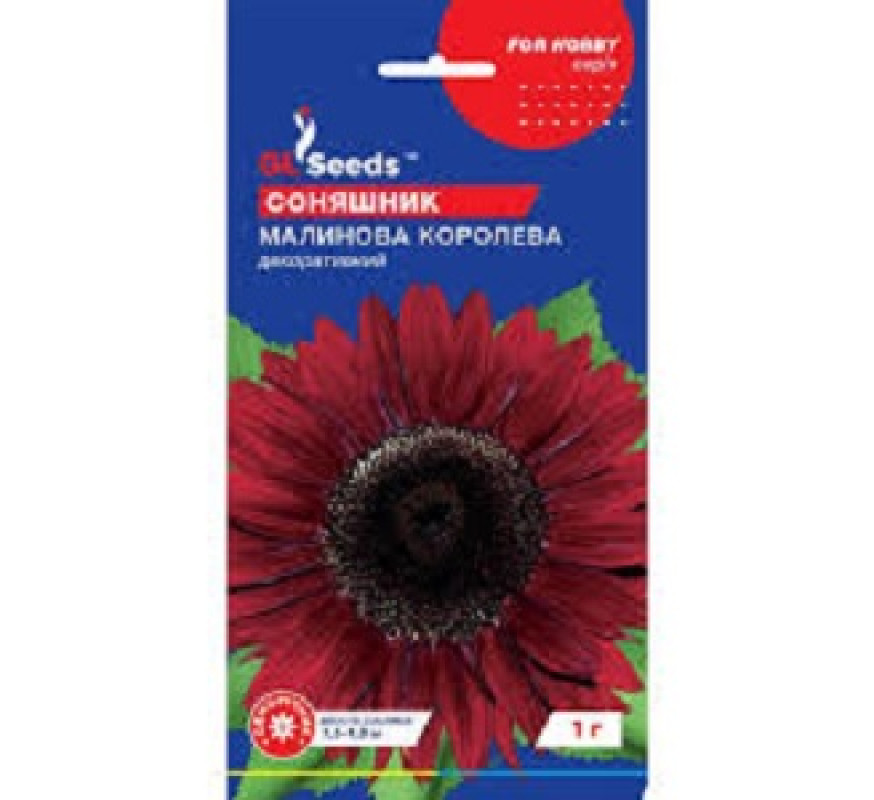 Соняшник Малинова королева декор GL Seeds 1г