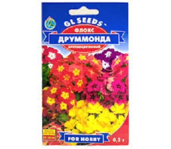 Флокс Друммонда крупноцветкGL Seeds 0,2г Флокс Друммонда крупноцветкGL Seeds 0,2г