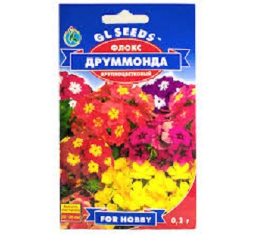Флокс Друммонда крупноцветкGL Seeds 0,2г
