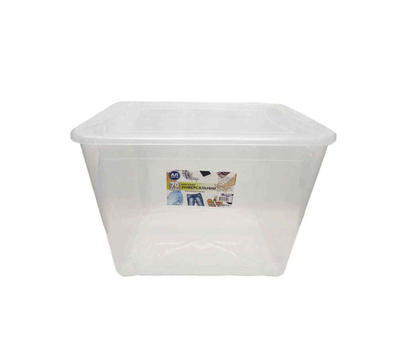 Контейнер Алпласт Easy Box 70л прозорий