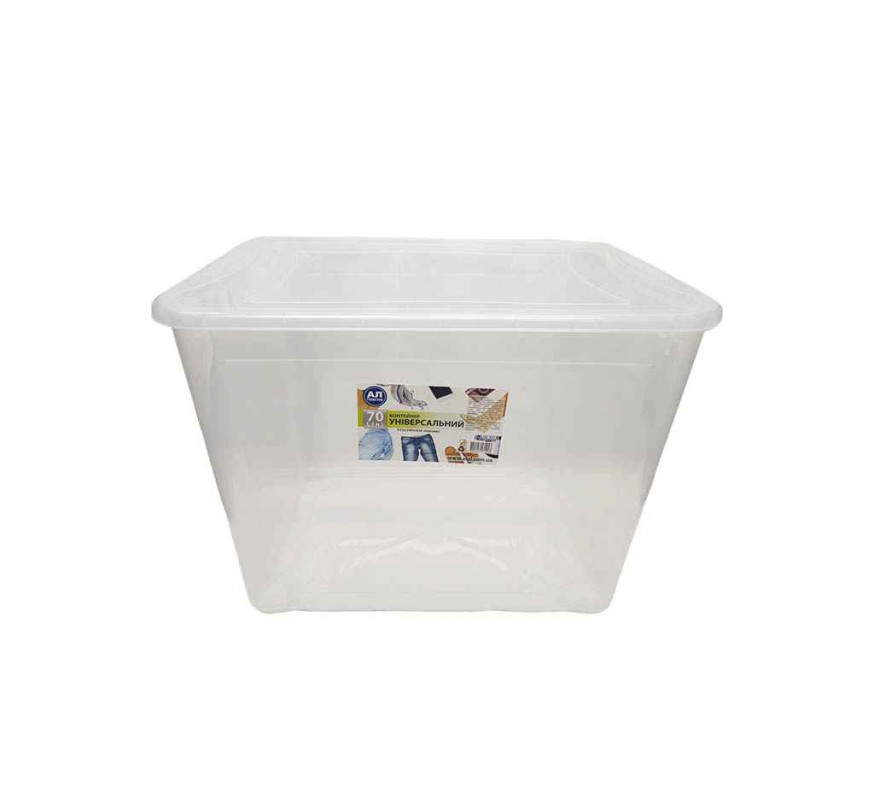 Контейнер Алпласт Easy Box 70л прозорий