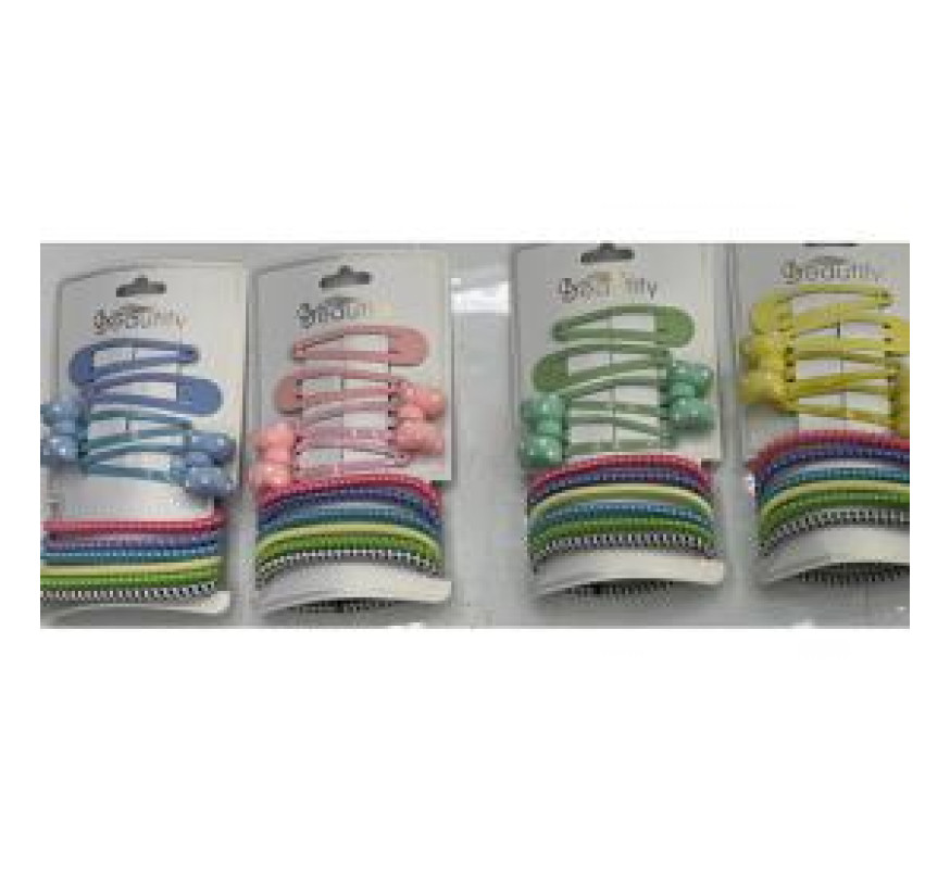 Аксесуари для волосся 10пр (6рез,4шп) WW02522