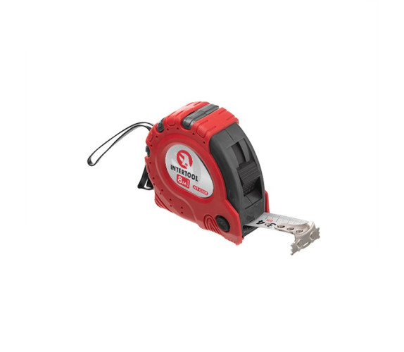 Рулетка Intertool 8м-25мм МТ-0308 магніт