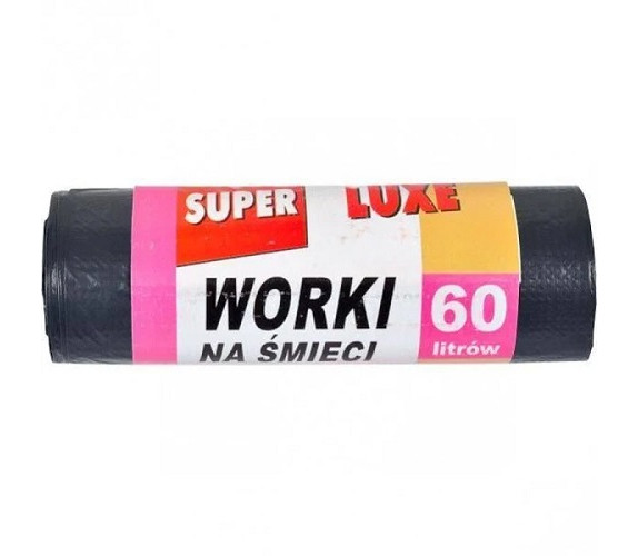 Пакет для сміття Super Luxe 60л (10шт)20007