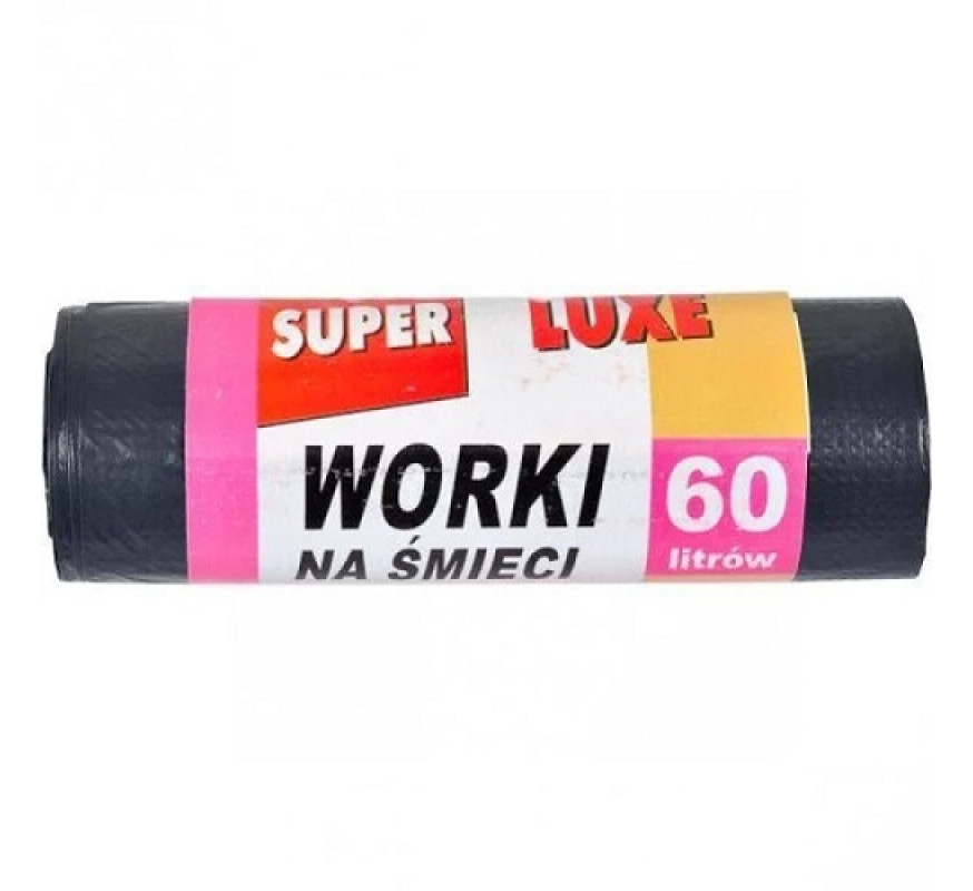 Пакет для сміття Super Luxe 60л (10шт)20007