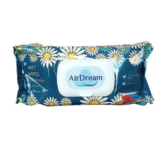 Серветки вологі 120шт Air Dream  3108-CB