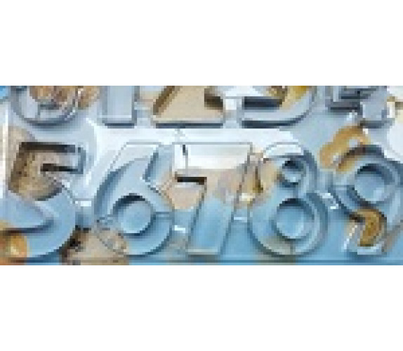 Форма для печива ММ-785 цифри метал СНС