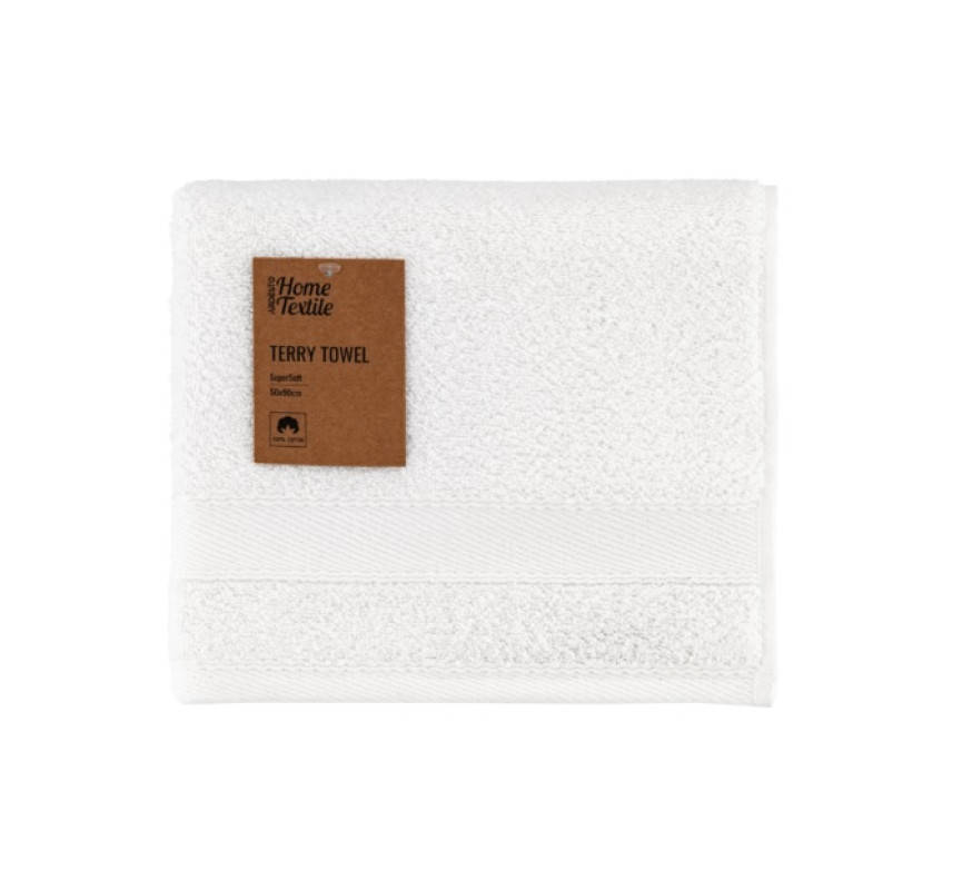 Полотенце махр Super Soft 50*90см белое