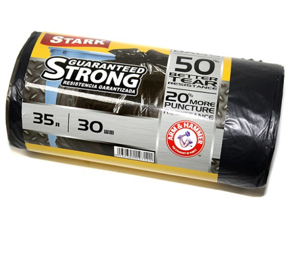 Пакет для сміття Stark Strong 35л 30 шт 5001 чорні