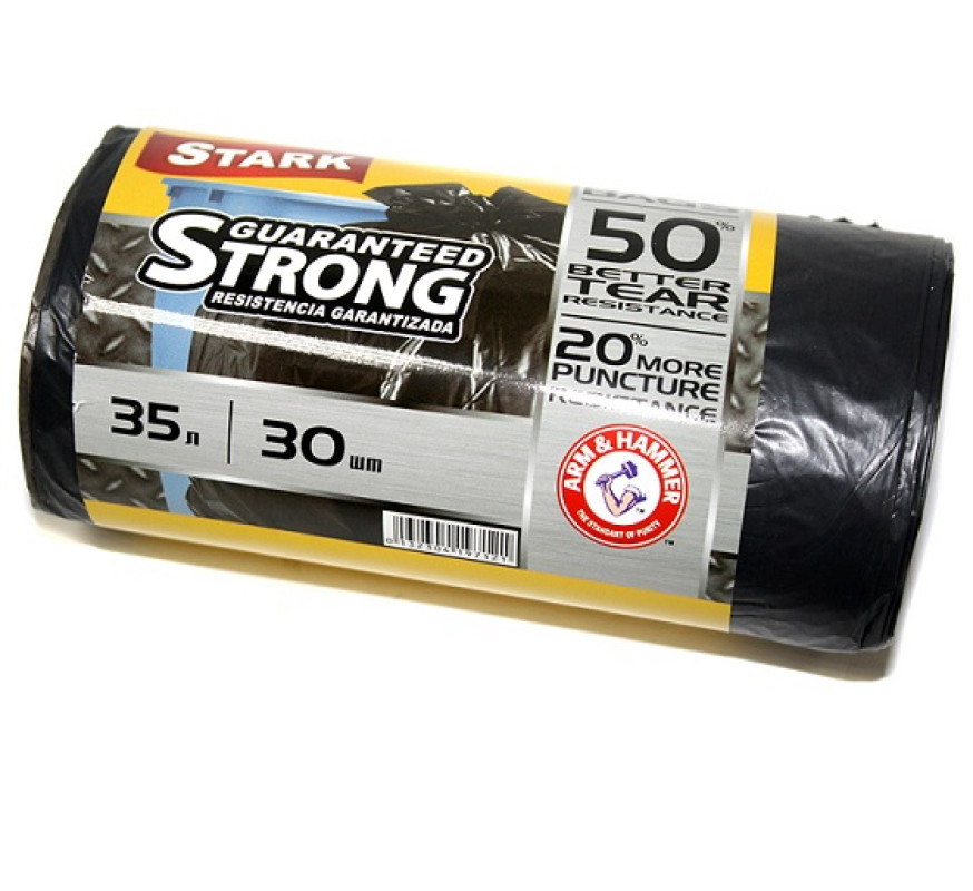 Пакет для сміття Stark Strong 35л 30 шт 5001 чорні