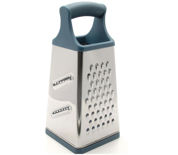 Тертка Lessner 10098 4-гранна нерж з пласт ручкою