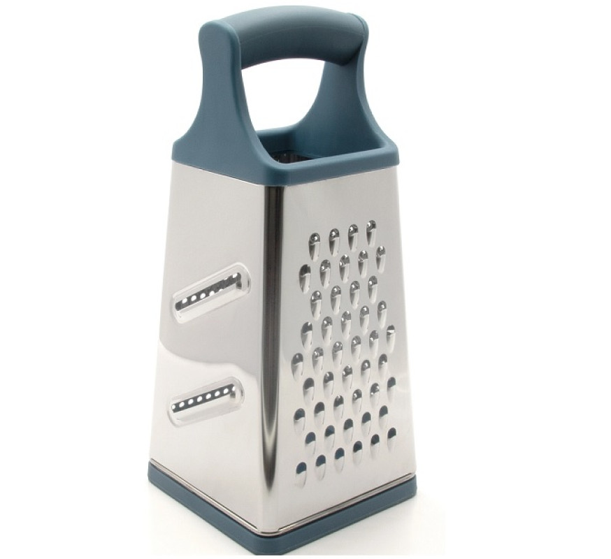 Тертка Lessner 10098 4-гранна нерж з пласт ручкою