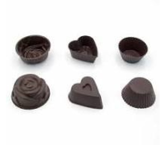 Кекс силікон Lessner Chef Choco мікс 6шт 10274