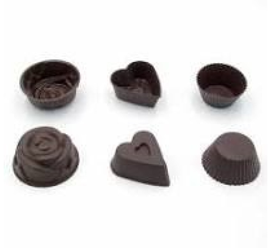 Кекс силікон Lessner Chef Choco мікс 6шт 10274