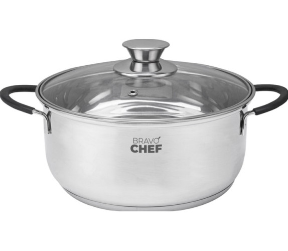 Каструля нерж Bravo Chef Safran BC-2014-24 5.0л