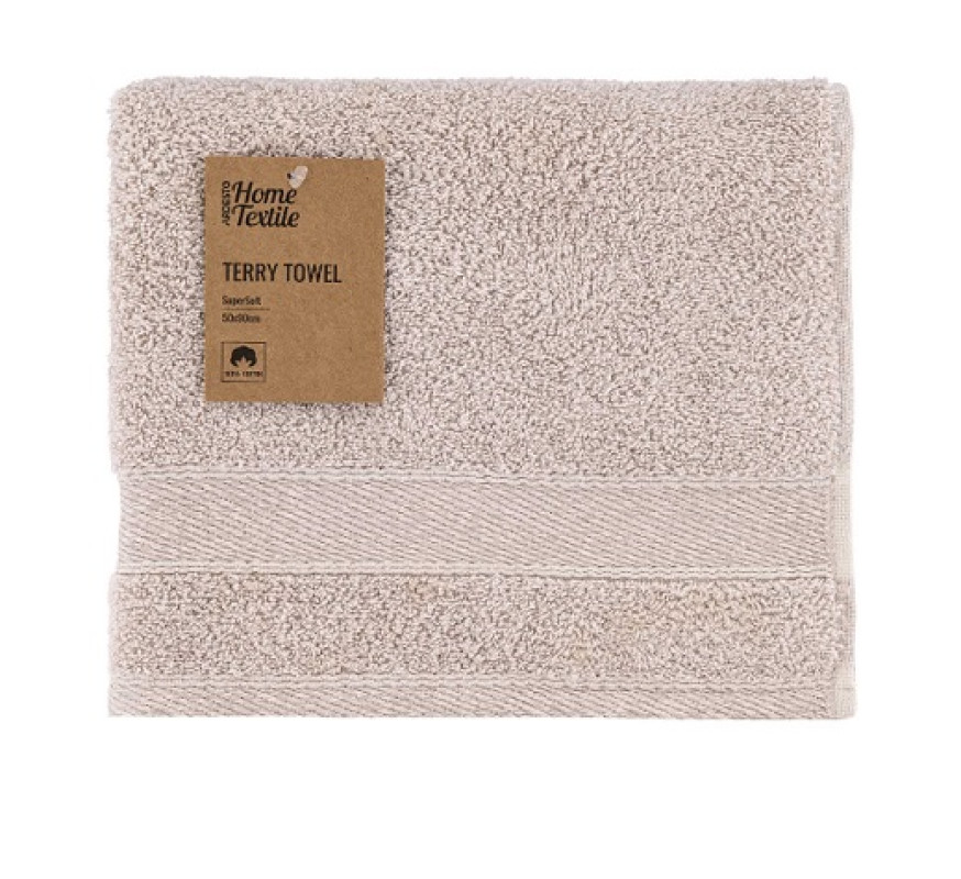 Полотенце махр Super Soft 50*90см беж