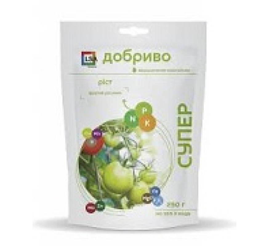Удобрение Супер рост 250г водораств