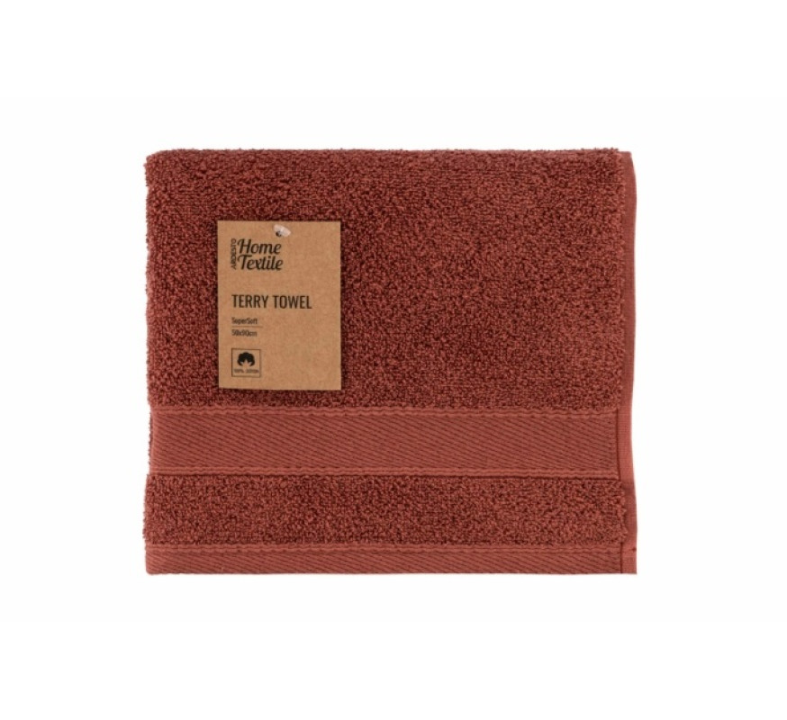 Рушник махр Super Soft 50*90см ART2250RT теракот