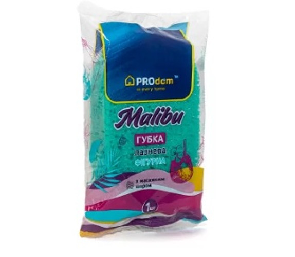 Губка банна Malibu Prodom мікс