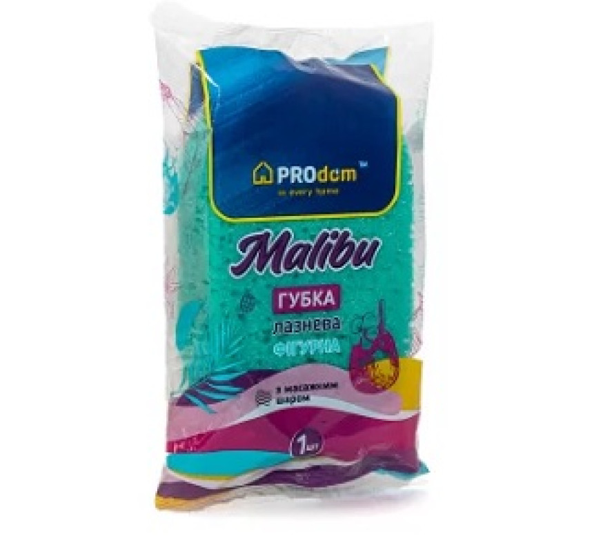 Губка банна Malibu Prodom мікс