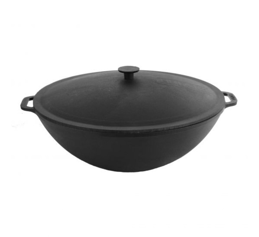 Казан чавун WOK Brizoll 8л W36-1 криш чав+ручка
