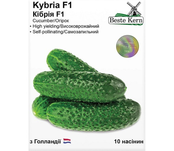 Огірок Kybria F1 Beste Kern 10нас Голандія
