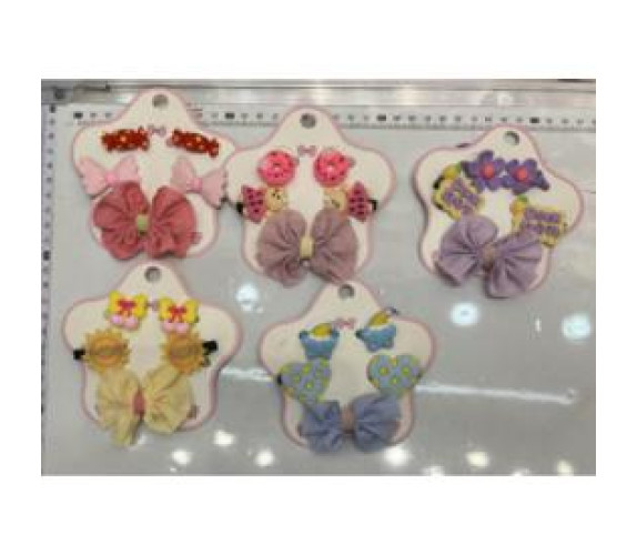 Аксесуари для волосся 5пр (2рез,3шп) WW02363