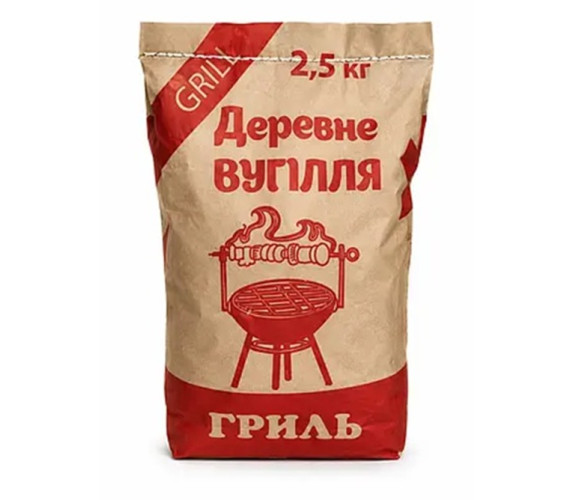 Вугілля деревне 2,5кг 2500-УД Лайнер