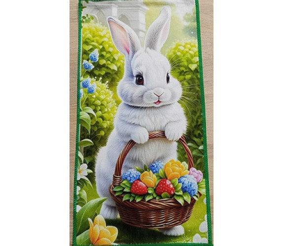 Рушник Великодній фібра 25*50см з малюнком