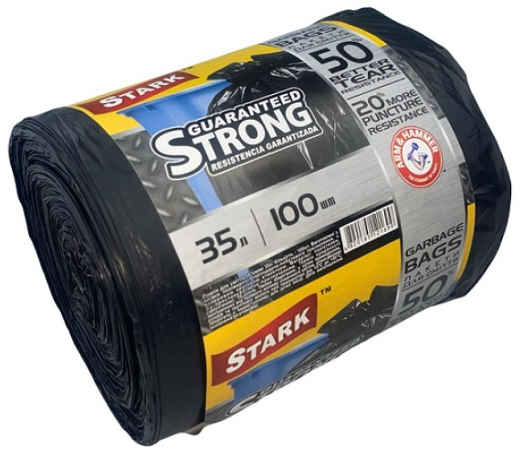 Пакет для сміття Stark Strong 35л 100шт чорні 5007