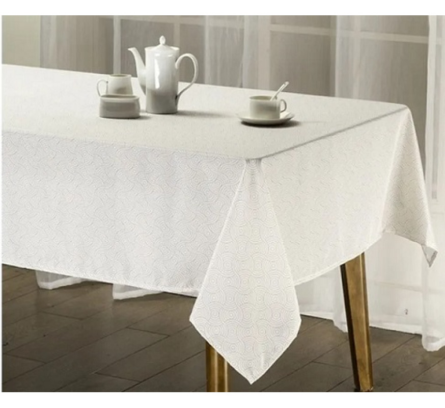 Скатерть SOHO Circles Cream 140х180см6