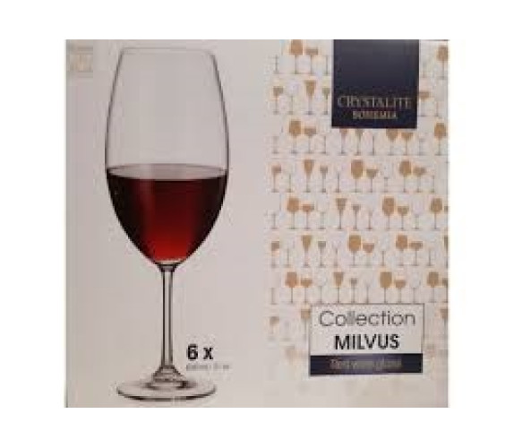 Набір бок Bogemia Milvus 6* 630мл вино