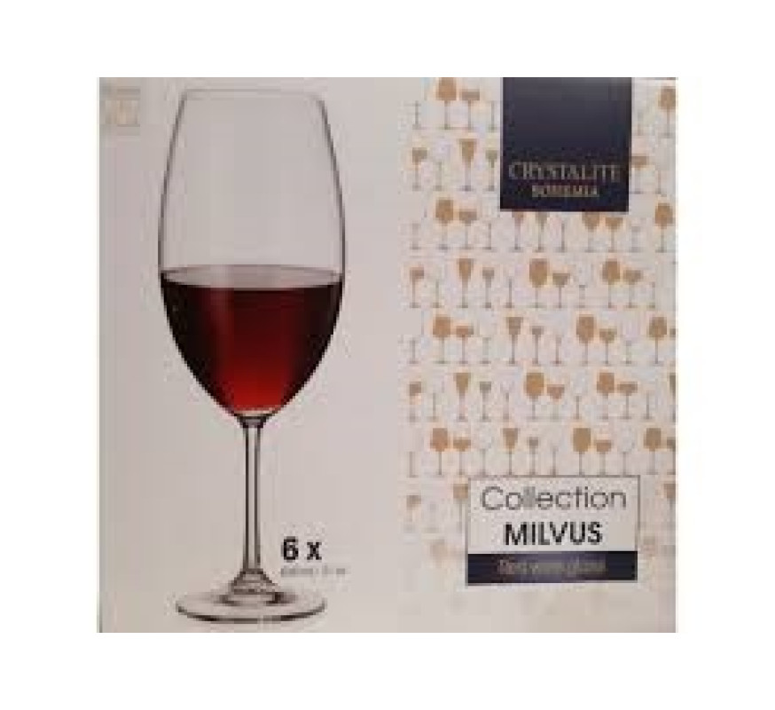 Набір бок Bogemia Milvus 6* 630мл вино