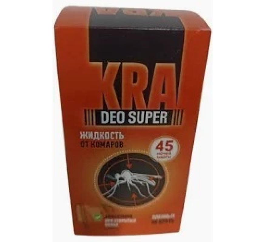 Жидкость от комаров KRA DEO SUPER 45 ноч