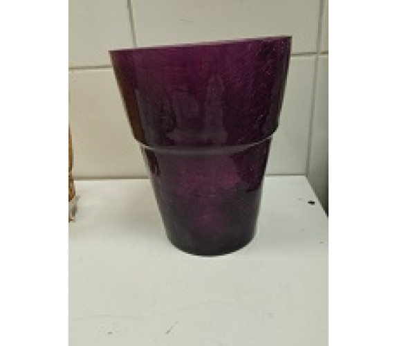 Орхідейниця скло К,14,033,14 D13cm 7197 т-фіол