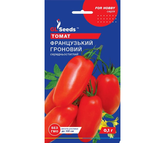 Томат Французький гроновий GL Seeds 0,1г Томат Французький гроновий GL Seeds 0,1г