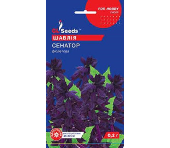 Сальвія (шавлія) Сенатор GL Seeds 0,2г Сальвія (шавлія) Сенатор GL Seeds 0,2г