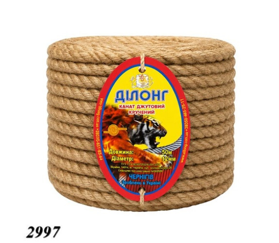 Канат джутовий Україна -12мм*50м 2997